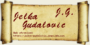 Jelka Gudalović vizit kartica